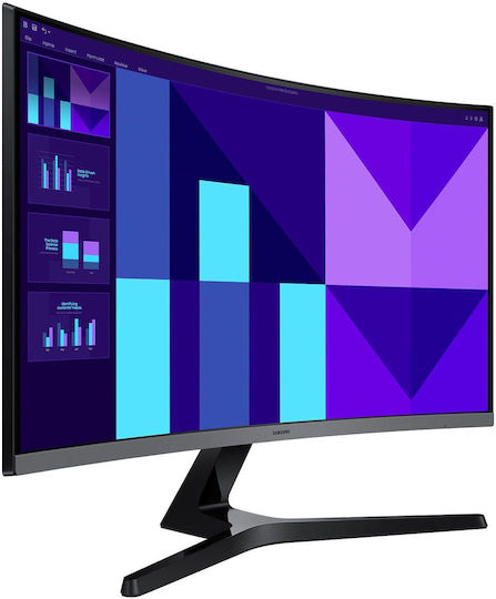 Samsung Essential Monitor S3 S39GD VA HDR Curved Monitor 32" FHD 1920x1080 with Response Time 4ms GTG