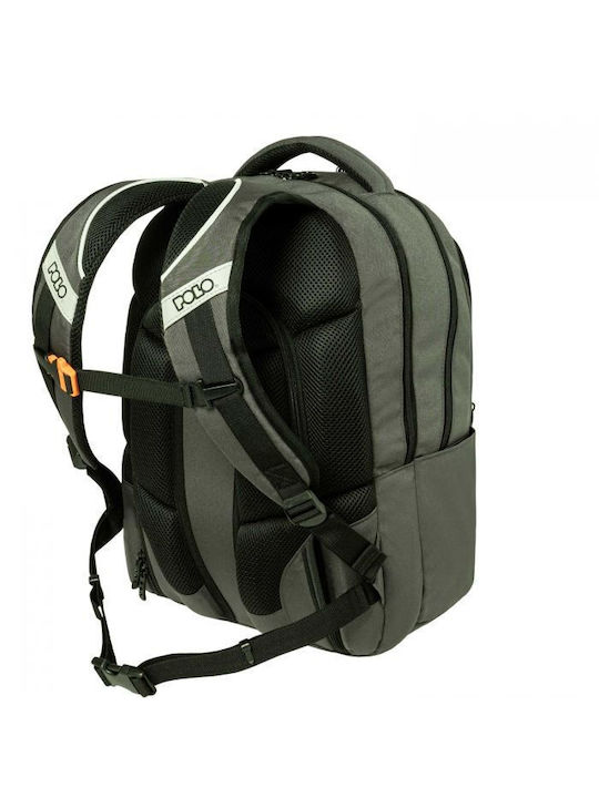 Polo Wonder School Backpack Junior High-High School With Water Bottle Holder Khaki 26 Litre 31 x 24 x 45cm 2025