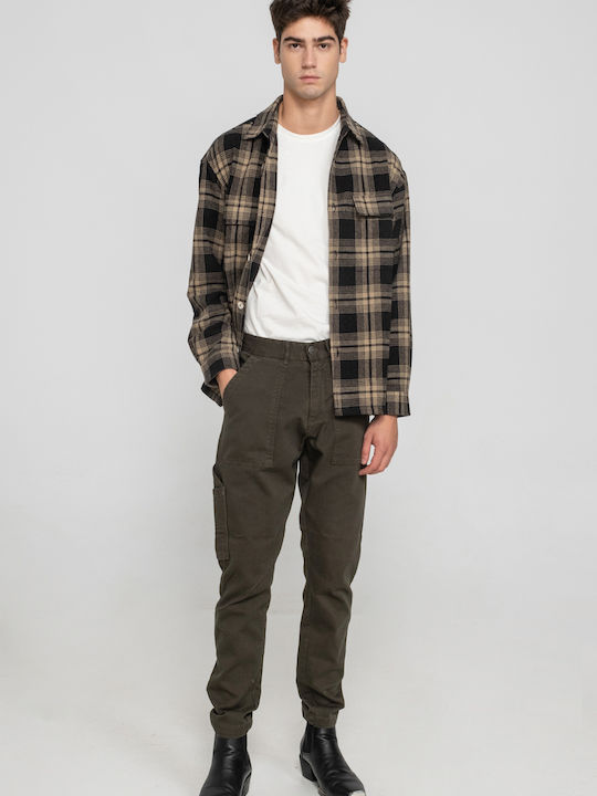 Men's Jeans Pants with Slim Fit Khaki