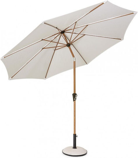 Umbrelă Rotundă Metalică Albă Φ3m