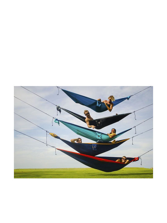 Ticket To The Moon Hängematte Fallschirm Doppelter Stoff Chocolate 320x200cm