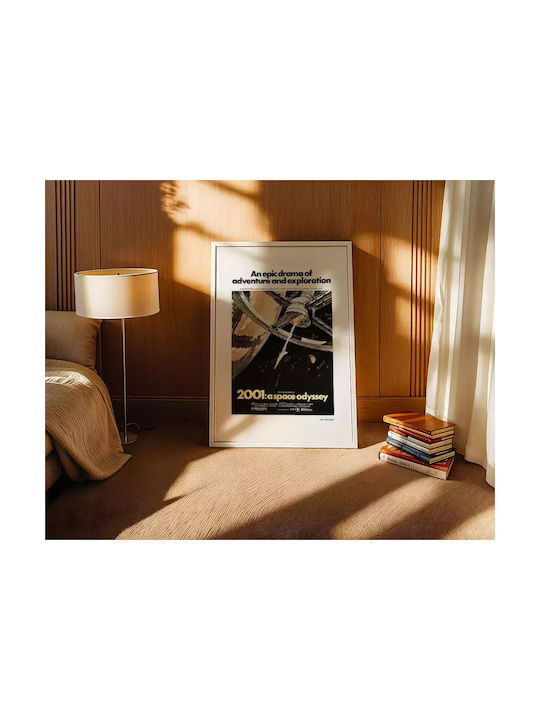 Poster 2001 A Space Odyssey Mv237 21cm X 30cm White Frame Pvc 18x24