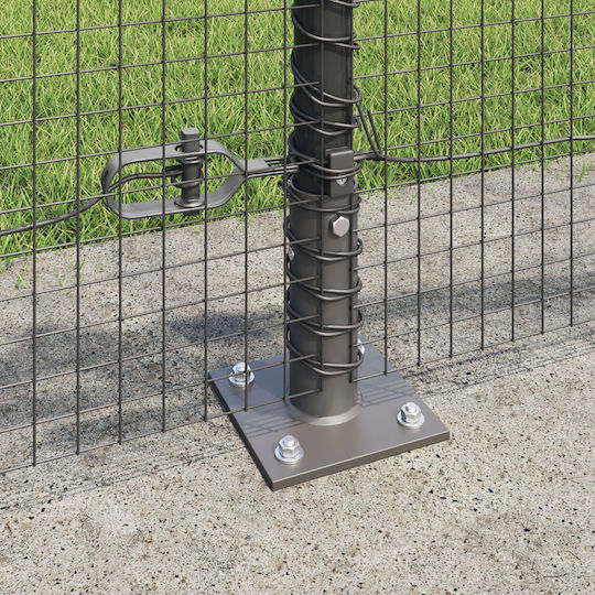 vidaXL Wire Fencing Gray 0.4x50m
