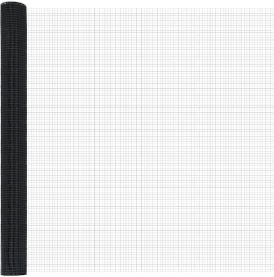 vidaXL Wire Fencing Set Gray 1.5x25m