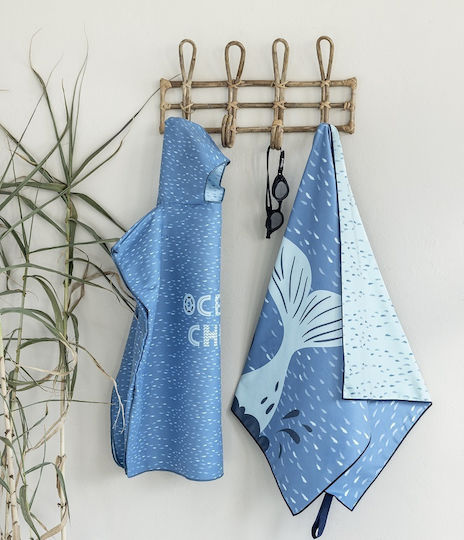 Nima Ocean Child Kids Beach Towel Blue 140x70cm Ocean Child