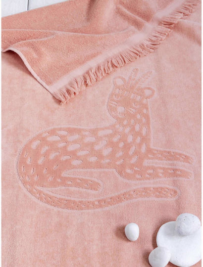 Kids' Beach Towel Ilana Jacquard Coral Nima Beach 70x140cm 100% Cotton