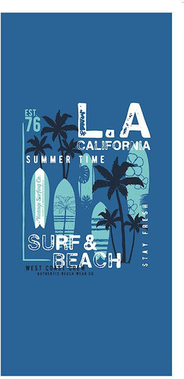 Melinen Surf & Beach Kids Beach Towel Blue 150x75cm