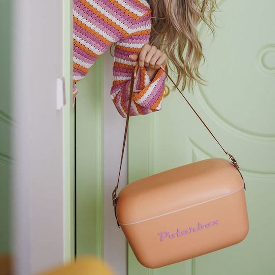 Polarbox Classic & Pop Style Portable Fridge 20l Orange Sorbet