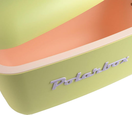 Polarbox Classic & Pop Style Преносим Хладилник 20л Лайм-Лилав