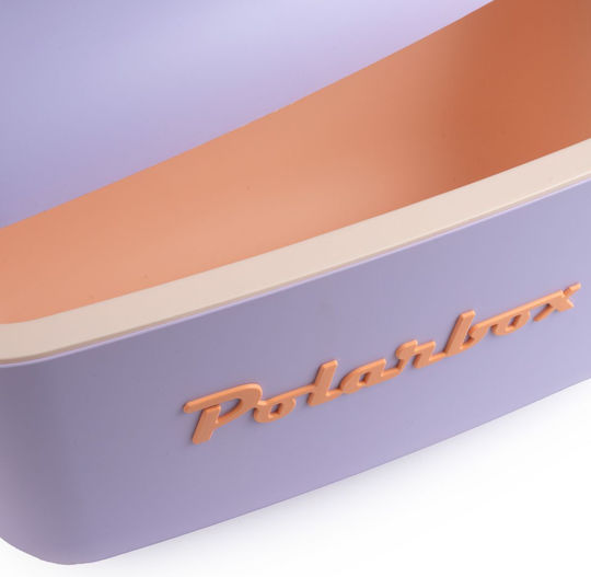 Polarbox Classic & Pop Style Portable Fridge 20l Purple-Orange
