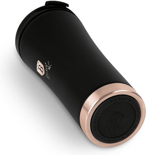 Berlinger Haus Bottle Thermos Stainless Steel Black Rose