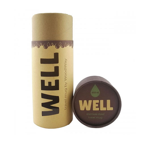 Woodway Well Glas Thermosflasche Rostfreier Stahl 450ml Pineapple mit Mundstück