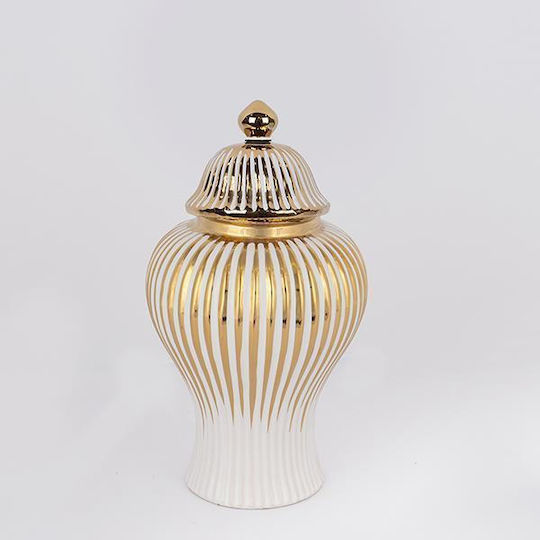 Keramische Vase Weiß F19,5xH41cm Keramische Vase Weiß F19,5xH41cm