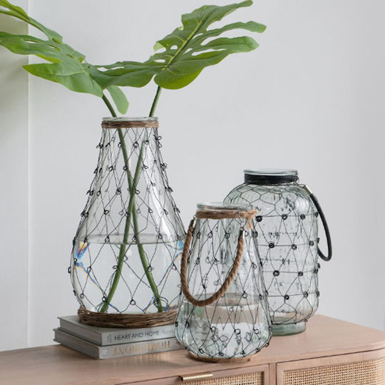Artekko Βάζο Γυάλινο Clear Διάφανο 26xΥ46cm Artekko Βάζο Γυάλινο Clear Διάφανο 26xΥ46cm