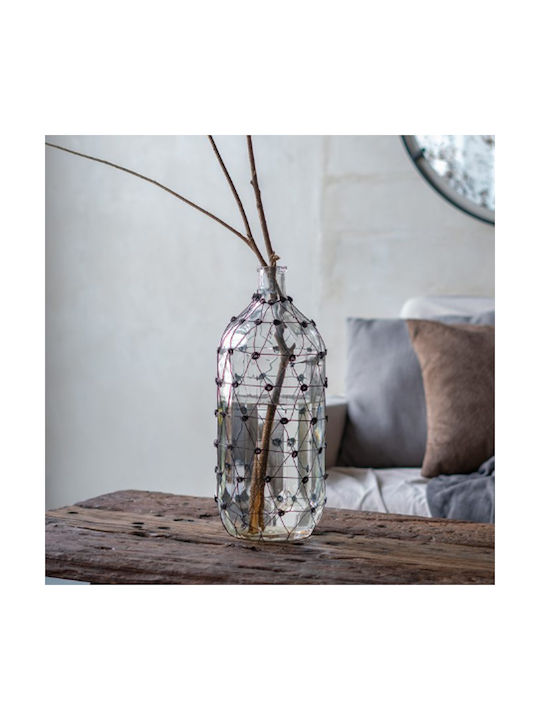 Artekko Διακοσμητικό Βάζο Glas Clear Transparent 18x46cm 1Stück