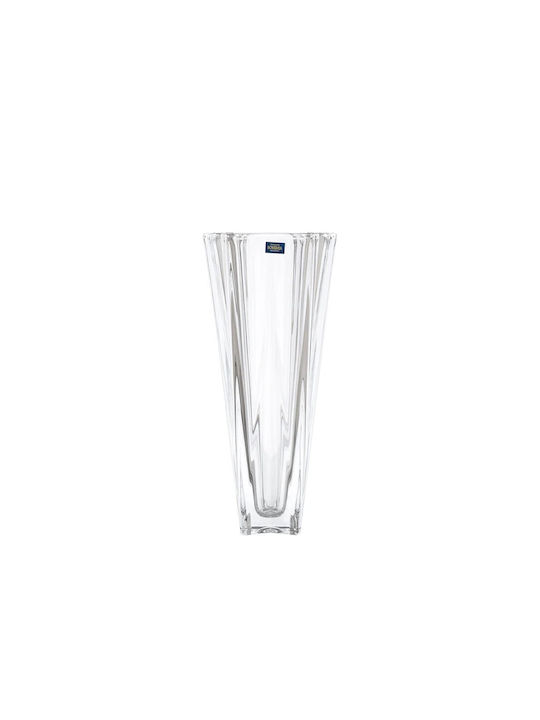 Bohemia Decorative Vase Metropolitan Transparent 13.2x13.2x30.5cm