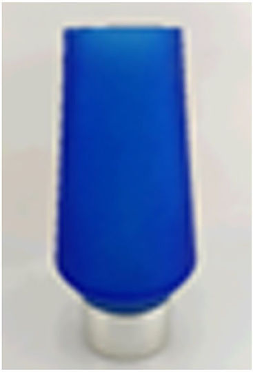 Iliadis Βάζο Γυάλινο Πορτοκαλί Φ16.5xΥ35cm