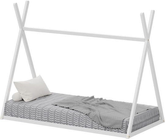 Pavel Kids Bed Montessori Single White for Mattress 90x190cm