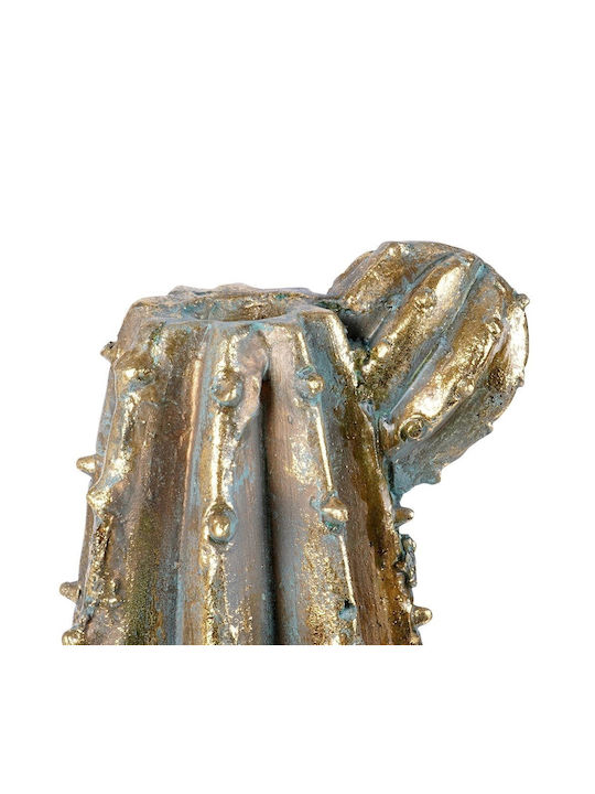 Vilde Gold Flower Cactus Vase 47.5 Cm