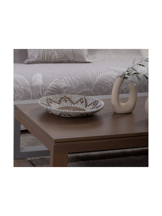 Nef-Nef Homeware Decorative Vase Ecru 15x6.5x20.5cm
