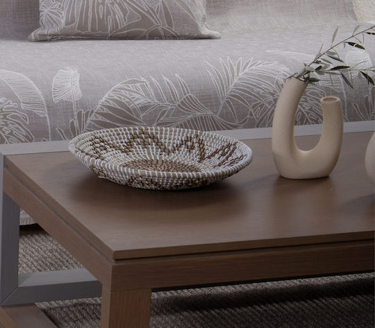 Nef-Nef Homeware Vază Decorativă Ceramică Ecru 15x6.5x20.5cm 1buc