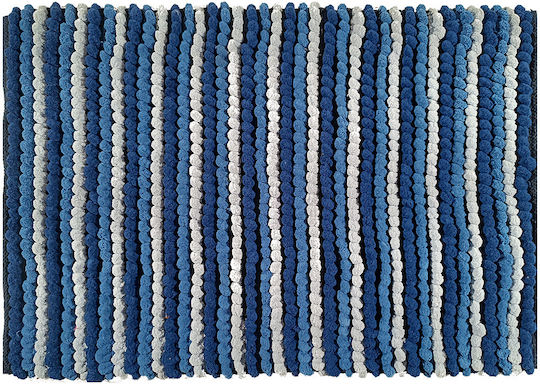San Lorentzo Badematte Baumwolle Rechteckig Flaffy 170029BLUE Blau 50x80cm