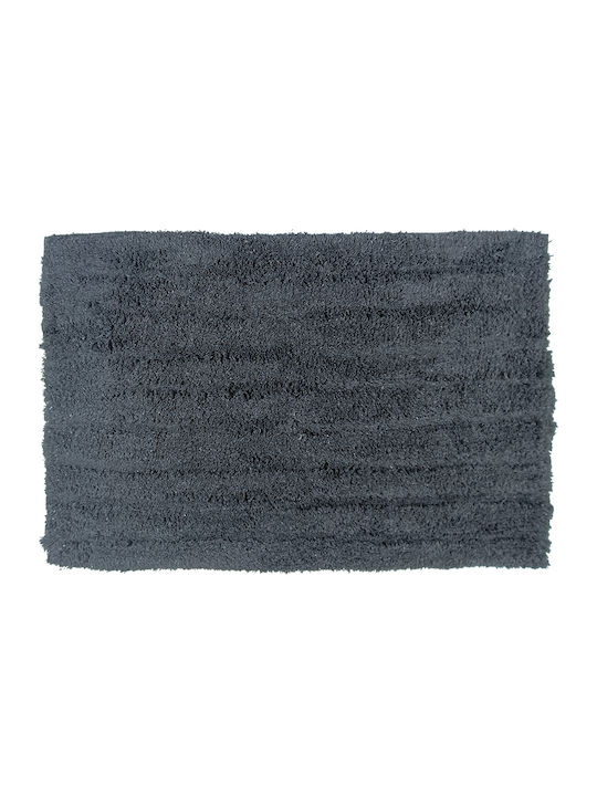San Lorentzo Bath Mat Cotton 201350A Black 50x80cm