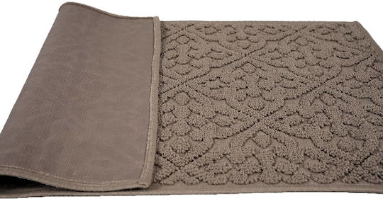 Sdim Rutschfest Badematte Mikrofaser Rechteckig 801-5090-003DG 003 Dove Grey 50x90cm