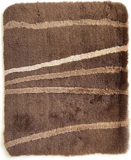 Dimitracas Bath Mat Quaranta 05802.001 Brown 55x65cm