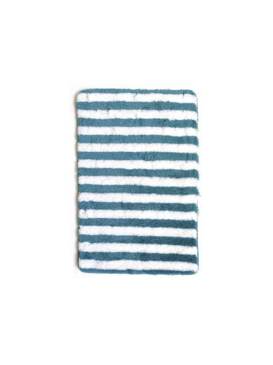 Dimitracas Rutschfest Badematte Synthetisch,Polyester/Cotton/Leather Rechteckig LifeStyle 05675.001 Blau 60x90cm