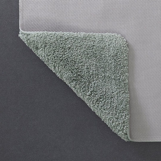 Sealskin Rutschfest Badematte Synthetisch,Polyester/Cotton/Leather Toilette 800634 Green 57x60cm