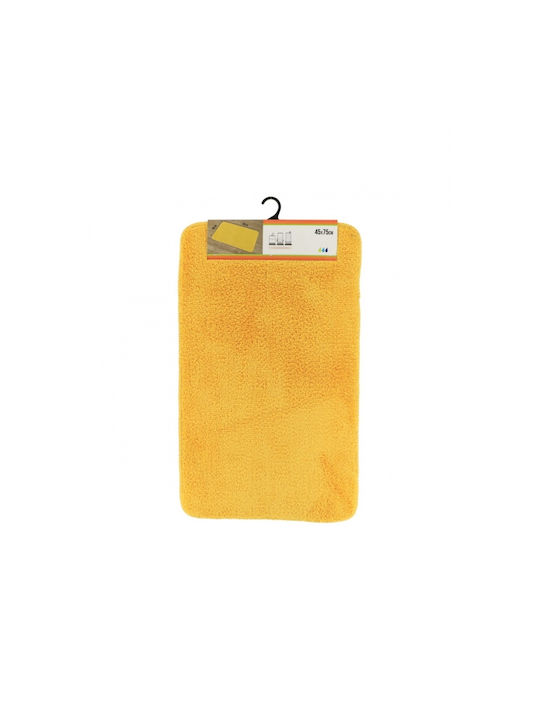 Atmosphera Non-Slip Bath Mat Microfiber 7746196 Yellow 45x75cm
