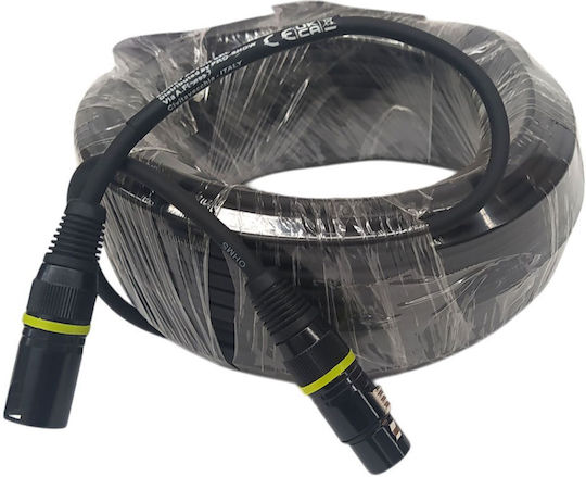 Cobra Kabel XLR-Stecker - XLR-Buchse Schwarz 25m DMX0-25Y