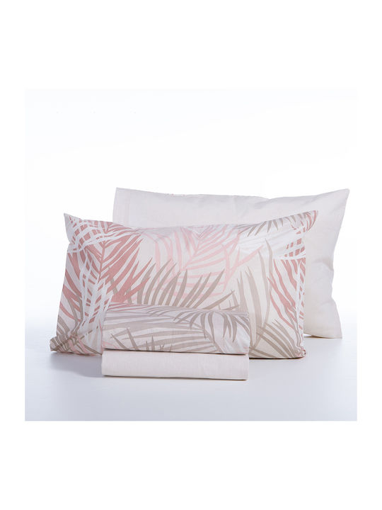 Nef-Nef Homeware Sheet Sets Double 200x270cm. Amazon Peaches 4pcs