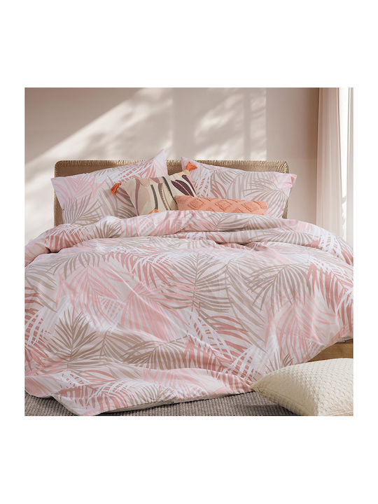 Nef-Nef Homeware Sheet Sets Double 200x270cm. Amazon Peaches 4pcs