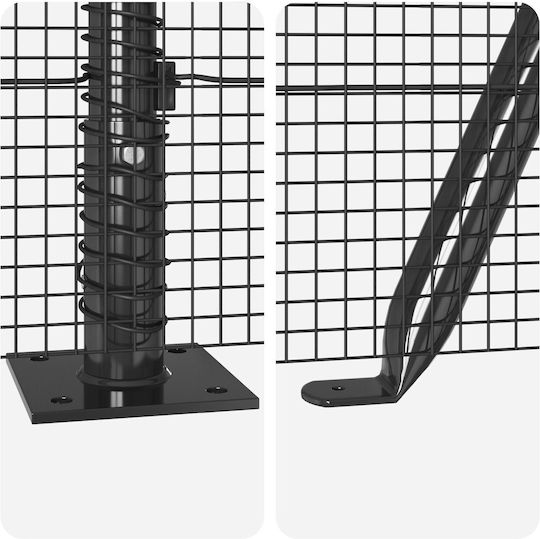 vidaXL Συρματόπλεγμα Σετ Γκρι 1x100m