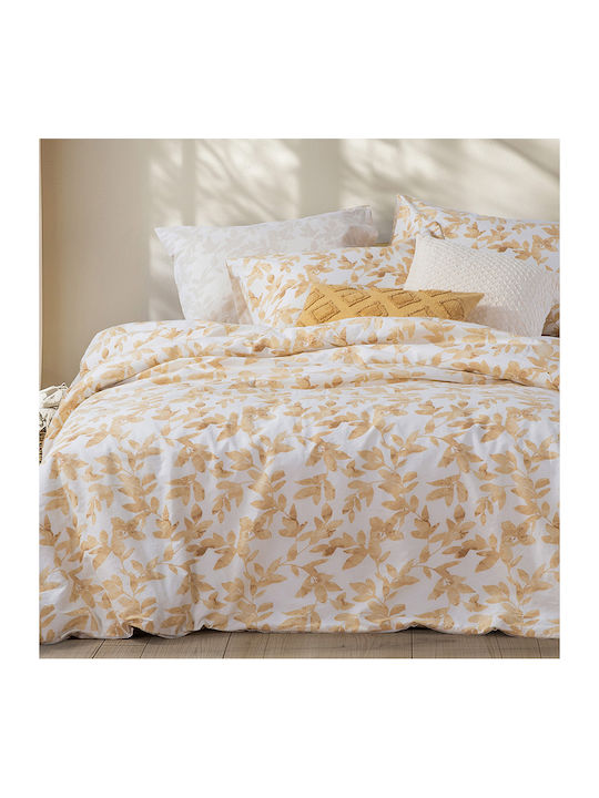 Nef-Nef Homeware Sencil Σετ Σεντόνια Υπέρδιπλα 240x270εκ. Χρυσό (4τμχ)