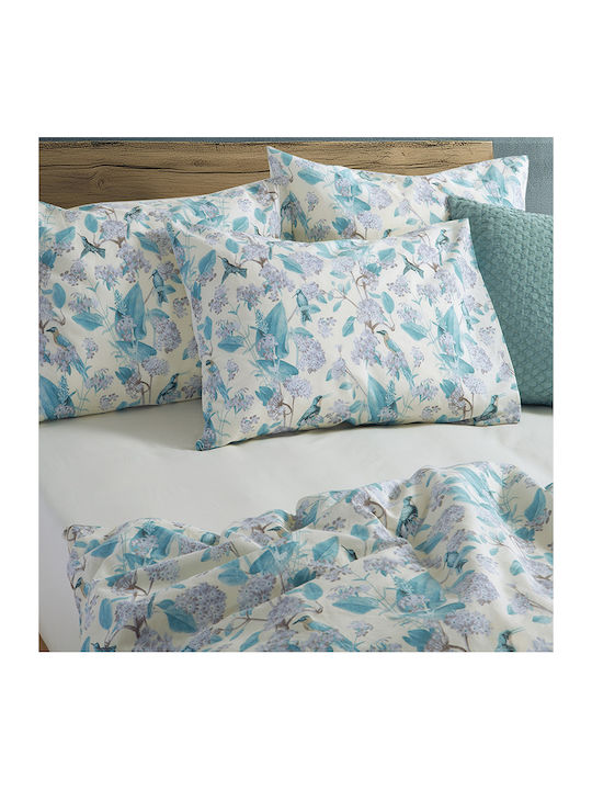 Nef-Nef Homeware Bettwäsche-Set Einzel 170x270cm. Dream On Blue 3Stück