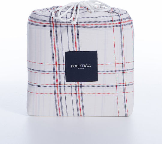 Nef-Nef Homeware Сет Чаршафи 240x270см. Nautica Navigate Екрю 4бр