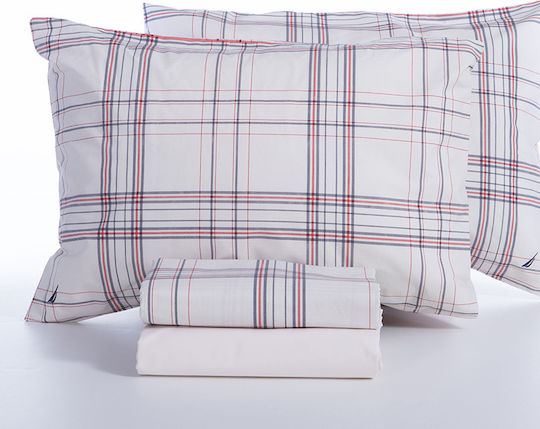 Nef-Nef Homeware Сет Чаршафи 240x270см. Nautica Navigate Екрю 4бр