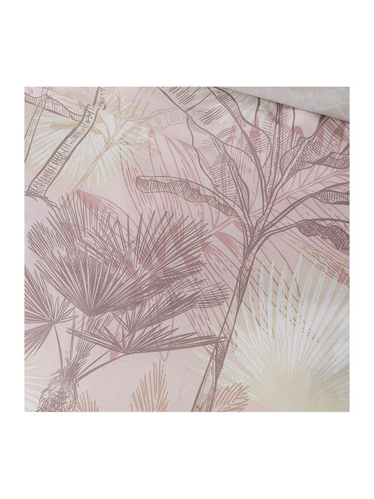 Nima Bettwäsche-Set Überdoppel 220x260cm. Curacao Pink, Salmon 4Stück