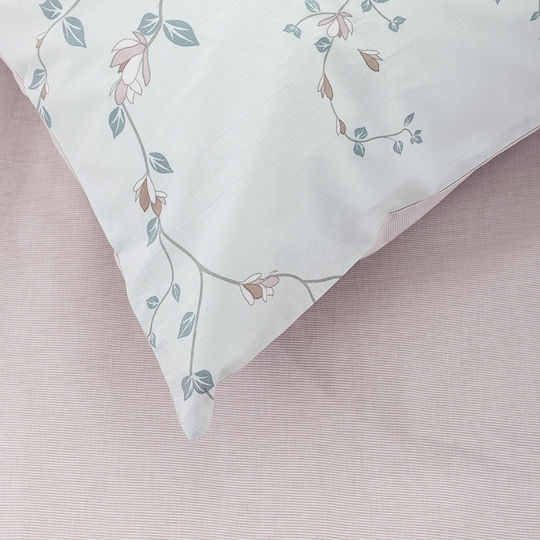 Kocoon Sheet Sets Queen with Elastic 160x200+32cm. Arley White 4pcs