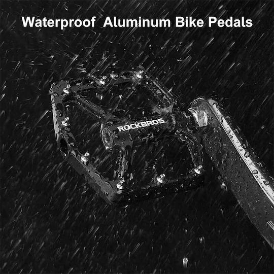 Rockbros Flat Bicycle Pedals Black