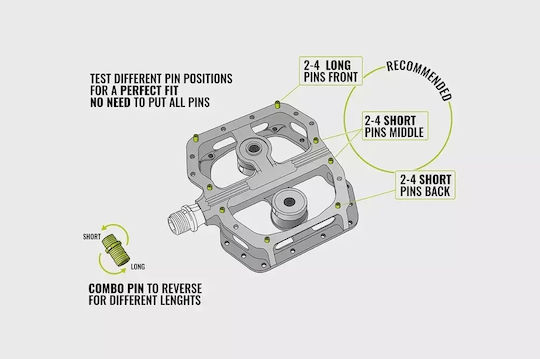 Magped Magped Enduro 2 200n Magnetic Pedals Fahrradpedale Wohnung Schwarz