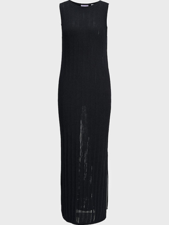 Καλοκαιρινό Maxi Φόρεμα Πλεκτό Black