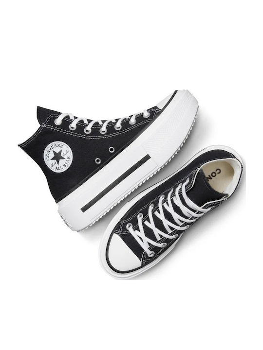 Дамски Флатформи Маратонки Black / White