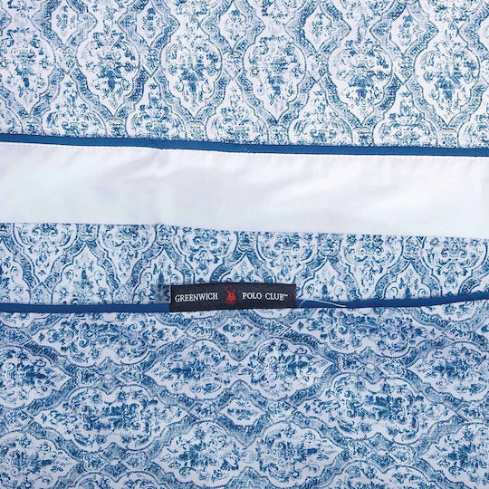 Greenwich Polo Club 2268 Σετ Υπέρδιπλο 4τμχ 240x260εκ. Blue-white