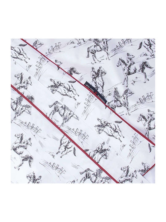 Greenwich Polo Club Сет Чаршафи 240x260см. 2263 Black, White 4бр