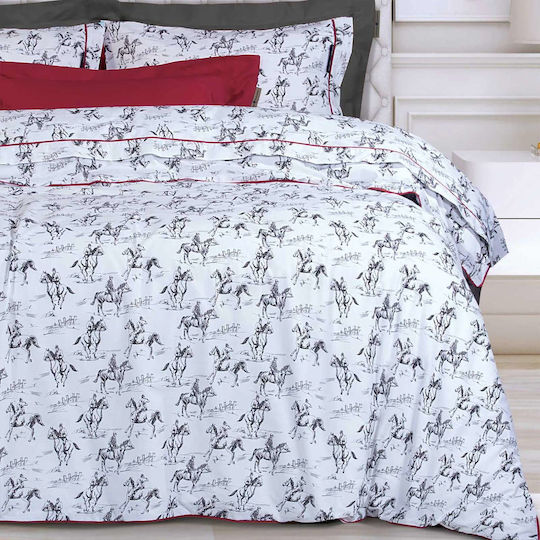 Greenwich Polo Club Sheet Sets Queen 240x260cm. 2263 Black, White 4pcs