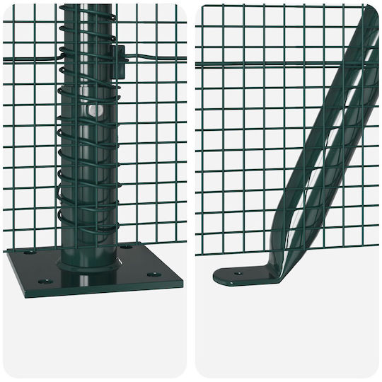 vidaXL Garden Fencing Material 1pcs Green